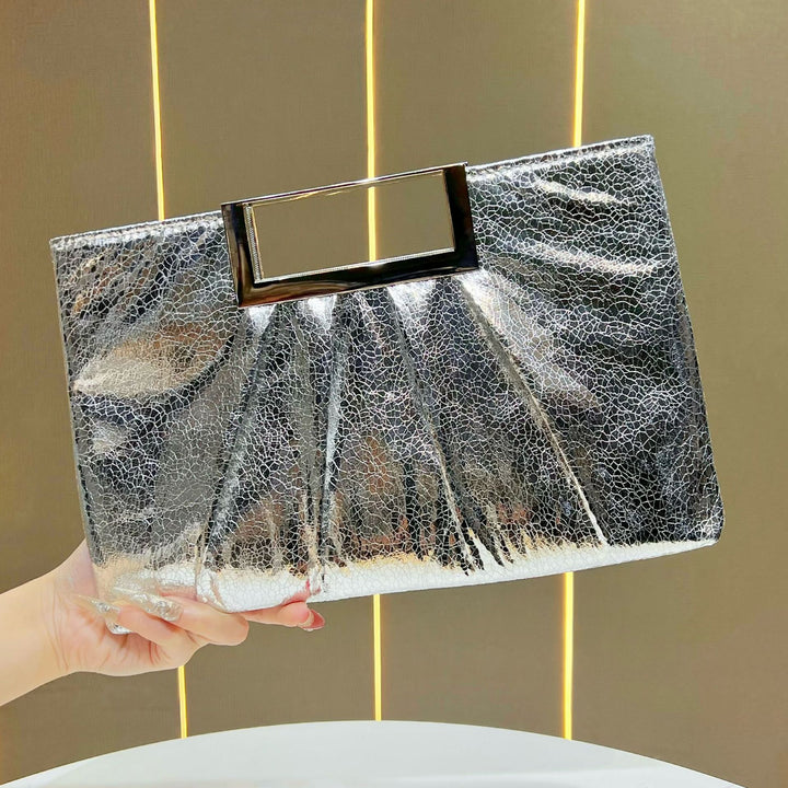 Stylish Pleated Clutch Bag