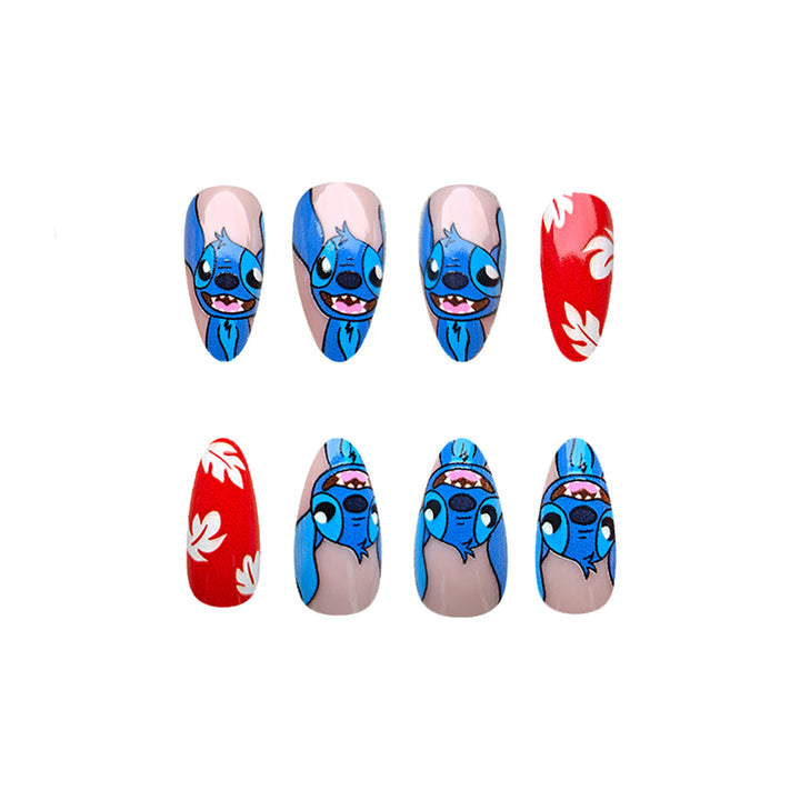 Cartoon Character Nail Art