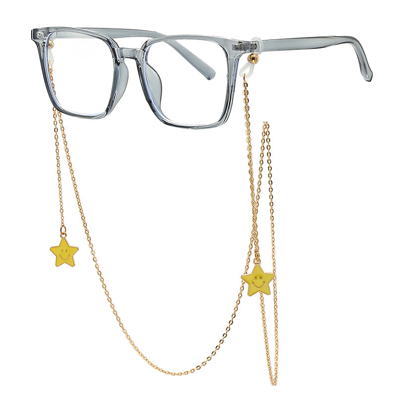 Decorative Eyewear with Star Charm Chain Kalsten