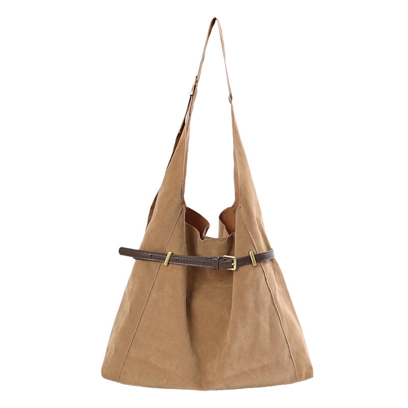Stylish Suede Tote Bag