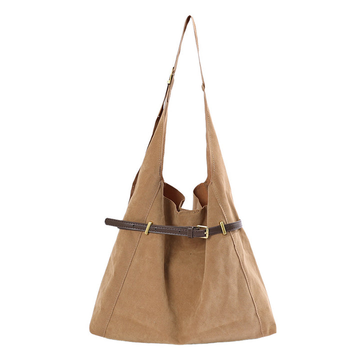 Stylish Suede Tote Bag