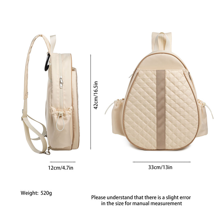 Quilted Sports Racket Backpack Kalsten