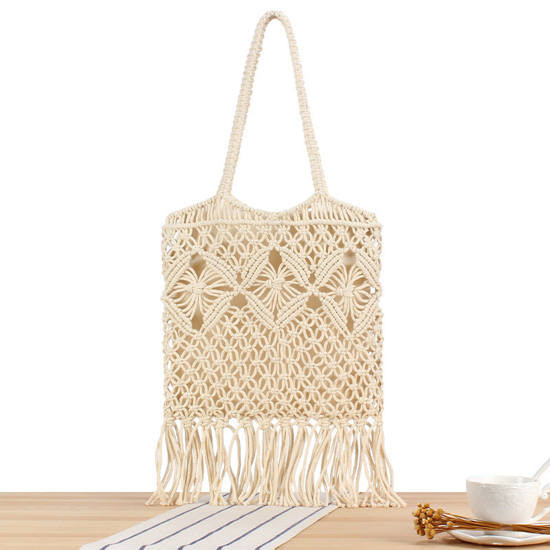 Hand-knotted Macrame Tote Bag Kalsten