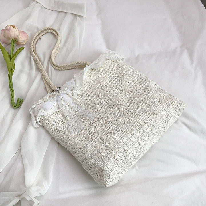 Elegant and Lightweight Handbag with Lace Edge Kalsten