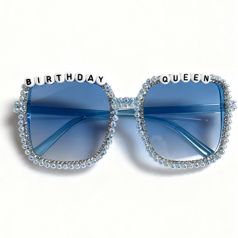 Statement Pearl-Embellished Sunglasses Kalsten