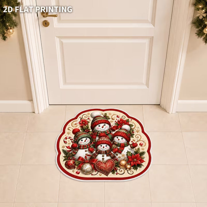 Santa Claus Shaped Home Entrance Mat