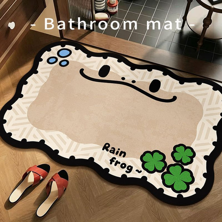 Funny Frog Bathroom Mat