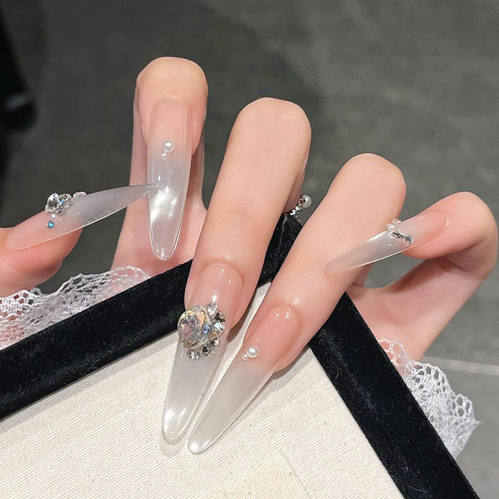 Whimsical Character-Designed Press-On Nail Art Kalsten