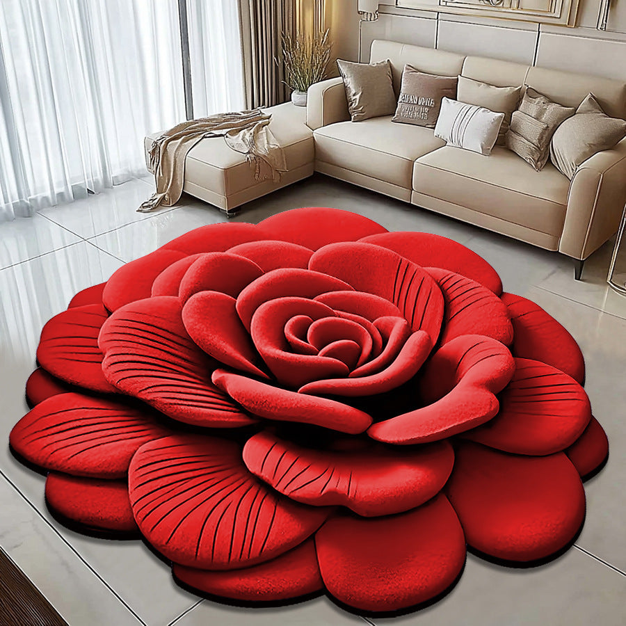 Floral Shaped Area Rug Kalsten 1790150776