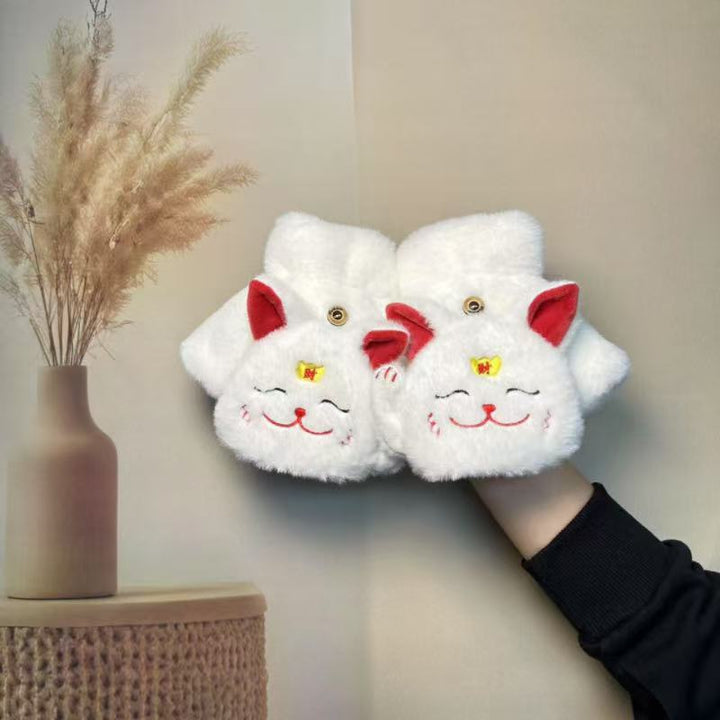 Plush Soccer-Themed Slippers Kalsten