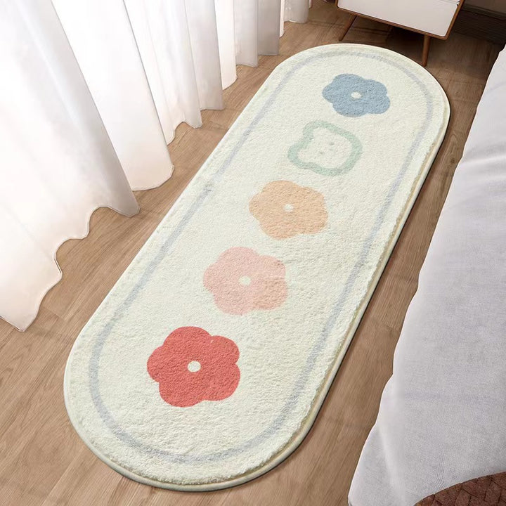 Plush Cartoon Bear-Themed Area Rug