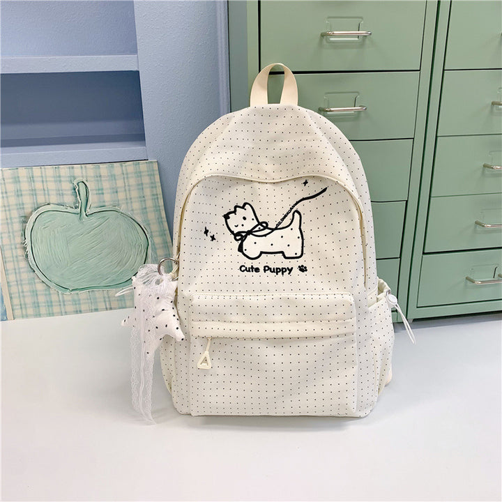 Cute Puppy-Themed School Backpack Kalsten