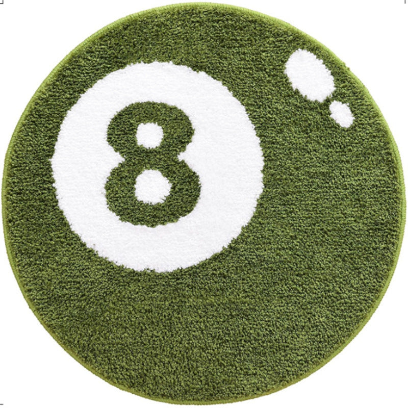 Gaming-Themed Round Plush Area Mat