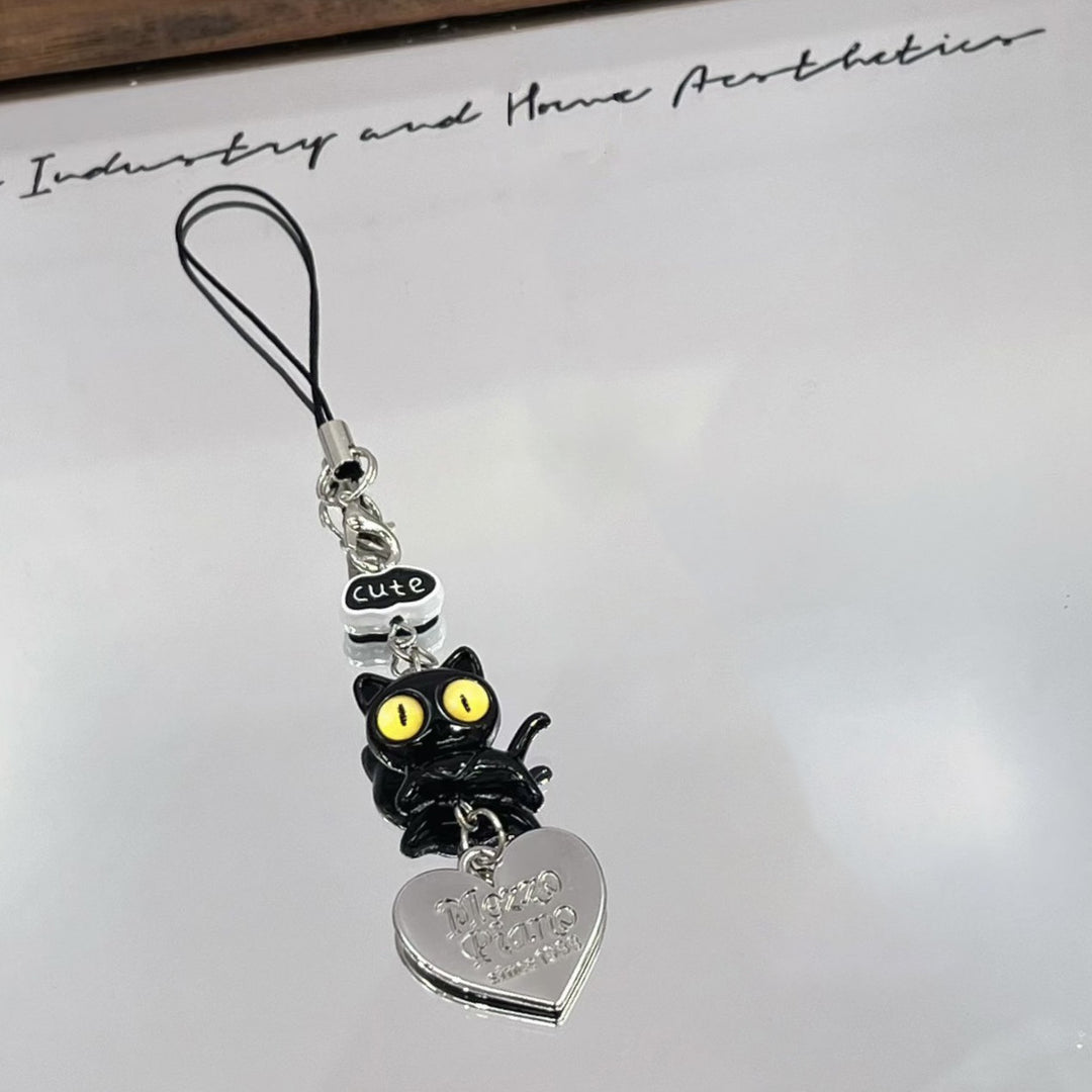 Cute Cat Charm Keychain Kalsten