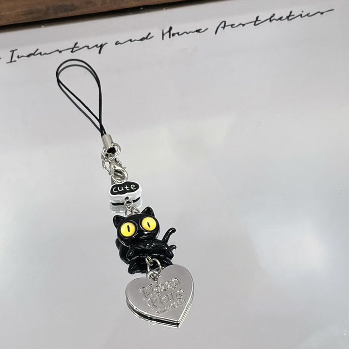 Cute Cat Charm Keychain Kalsten