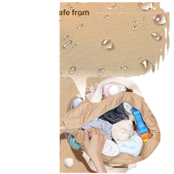 Stylish beach bag with ventilation net Kalsten