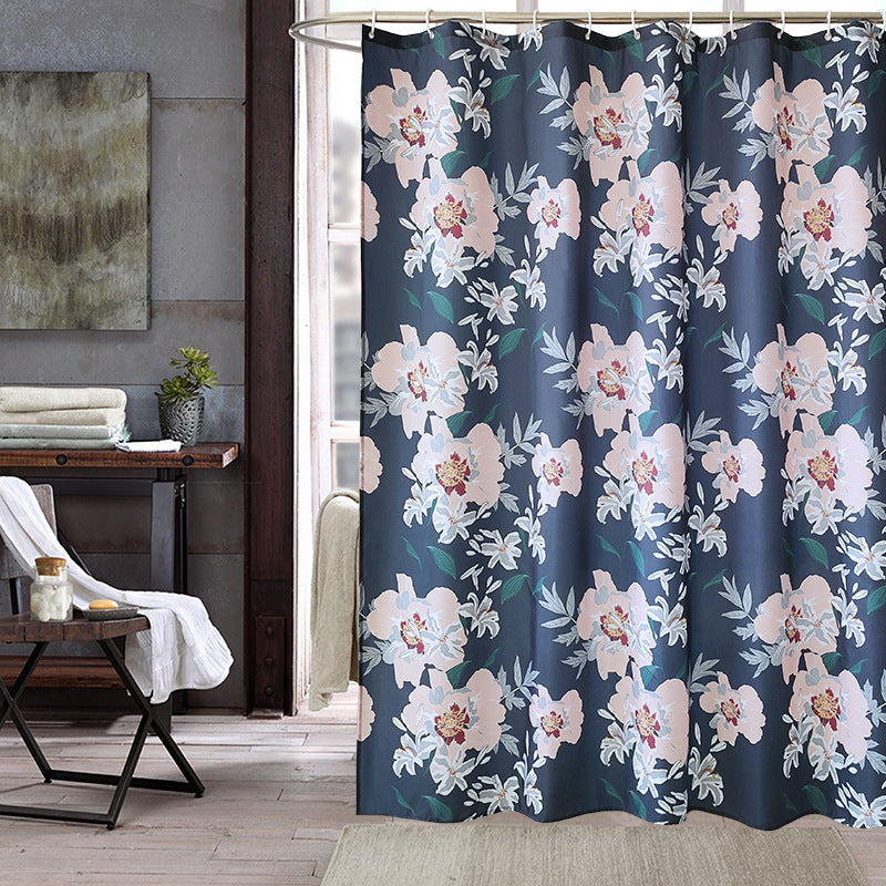 Floral Patterned Shower Curtain Kalsten