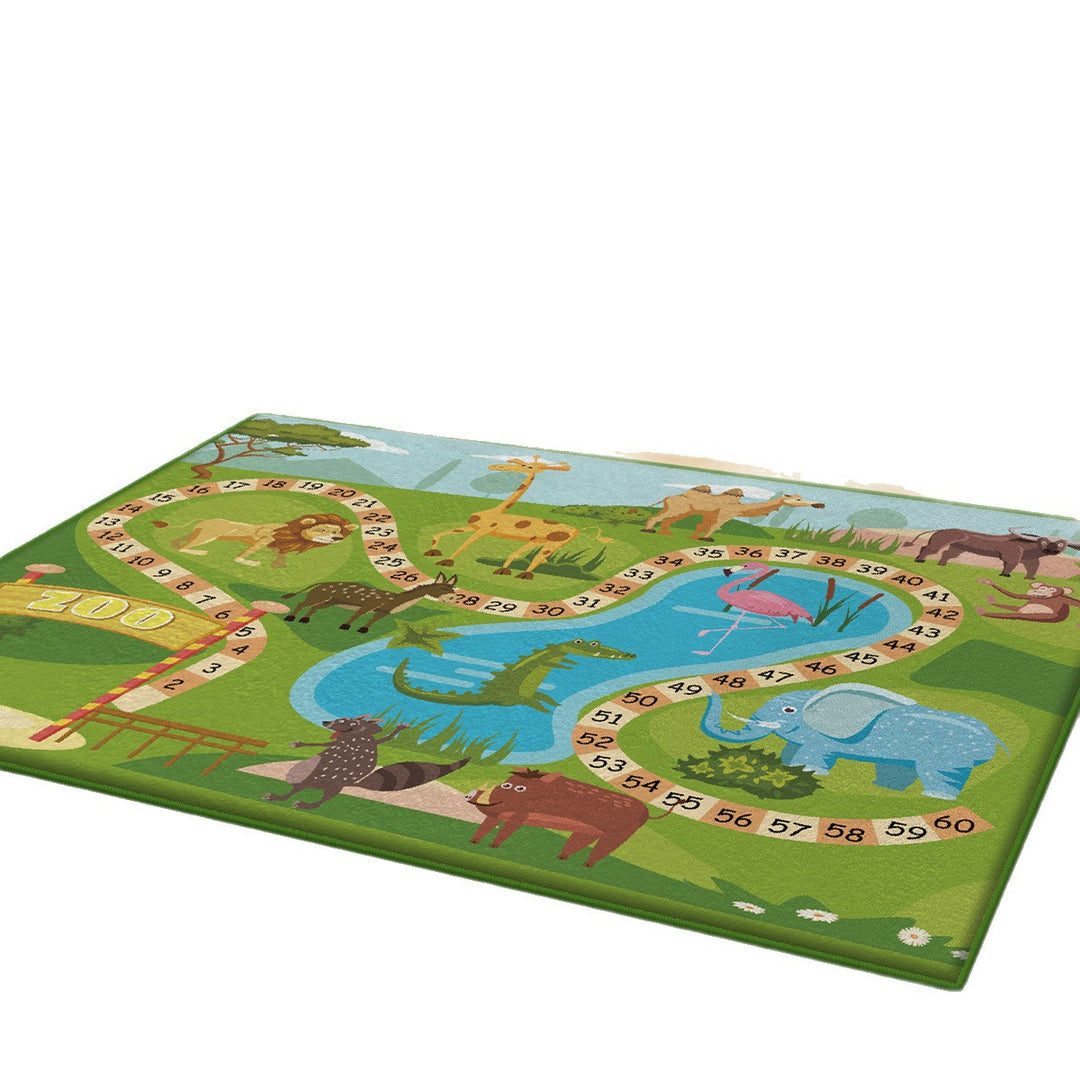 Playful Road-Themed Area Rug Kalsten