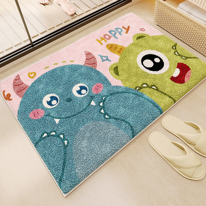 Fun Monster-Themed Bathroom Mat Kalsten