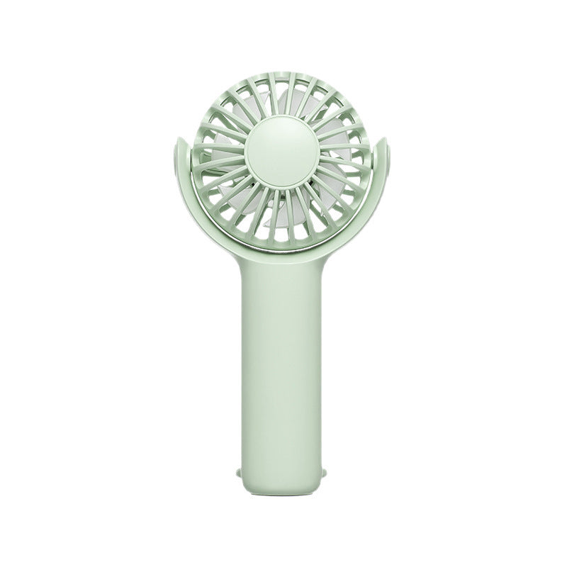Women portable handheld fan with ergonomic grip and USB charging Kalsten