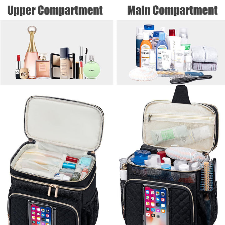 Cosmetic Organizer Bag with Versatile Compartment Layout Kalsten