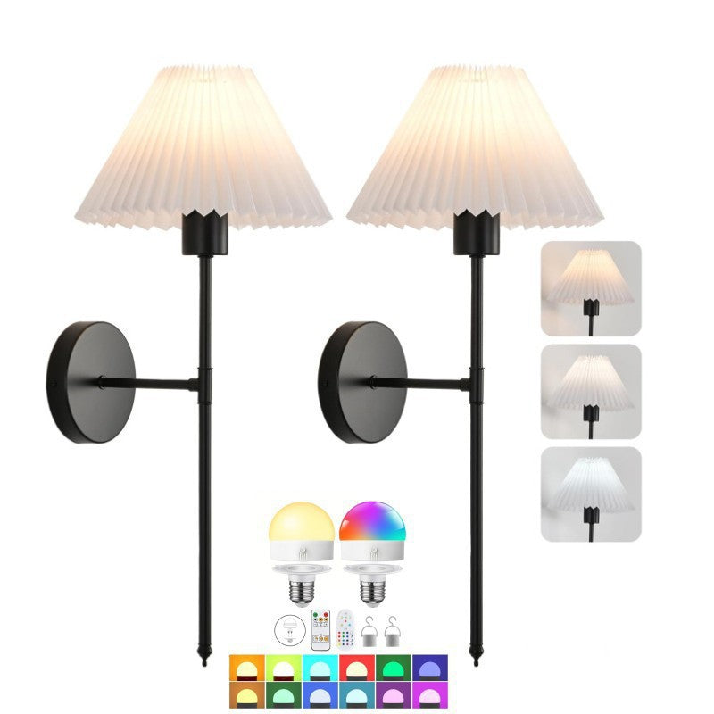 Modern Remote Control Wall Sconce