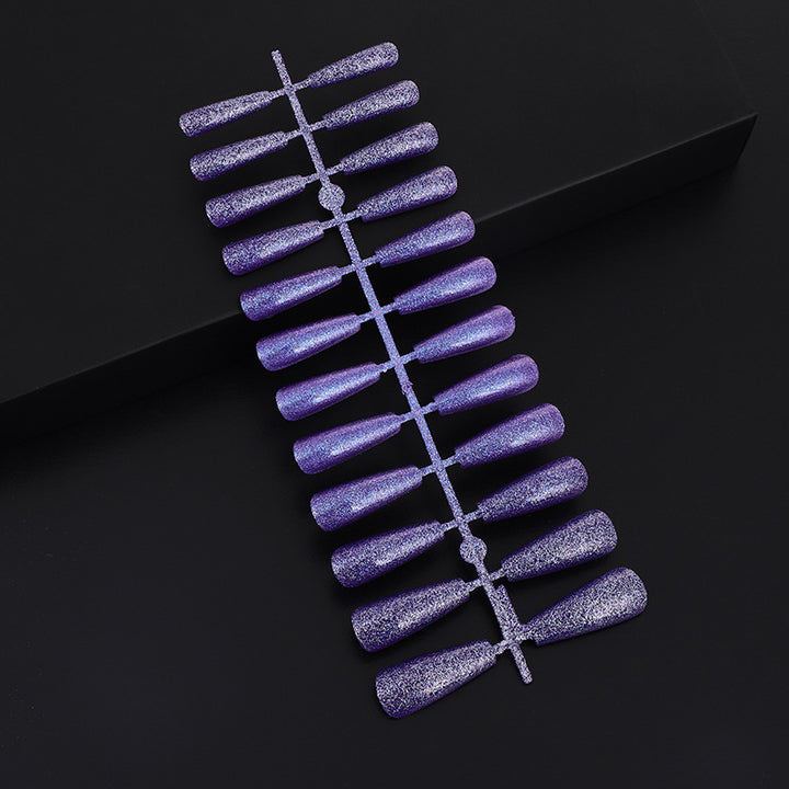 Nail art set with glitter and elegant transitions Kalsten