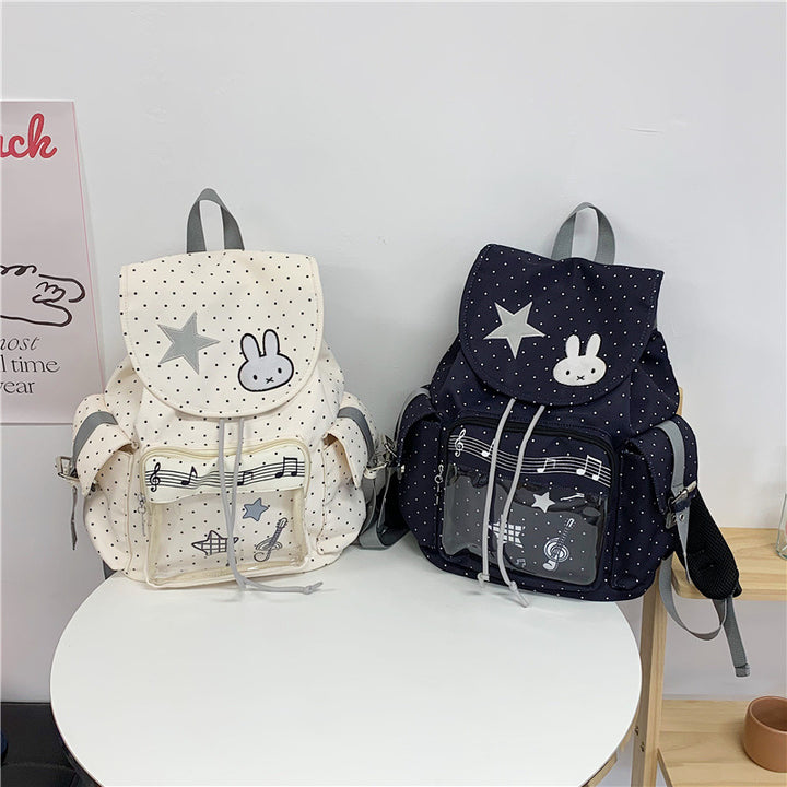 Cute Illustrated Character Backpack Kalsten