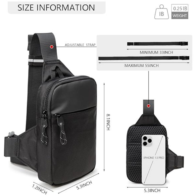 Sling crossbody bag with multifunctional compartments Kalsten