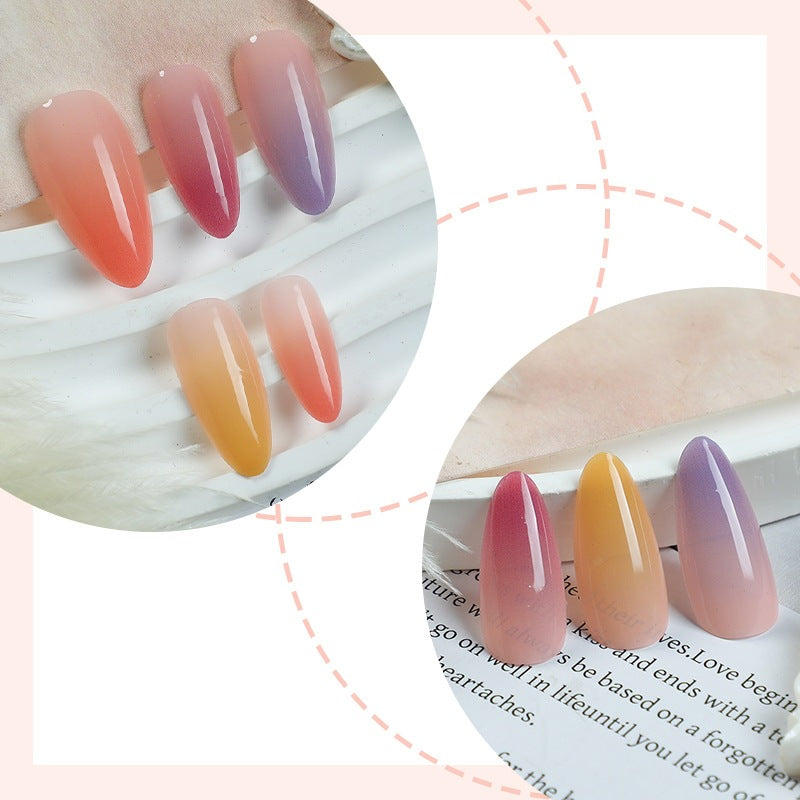 Acrylic Nail Set with Gradient Kalsten