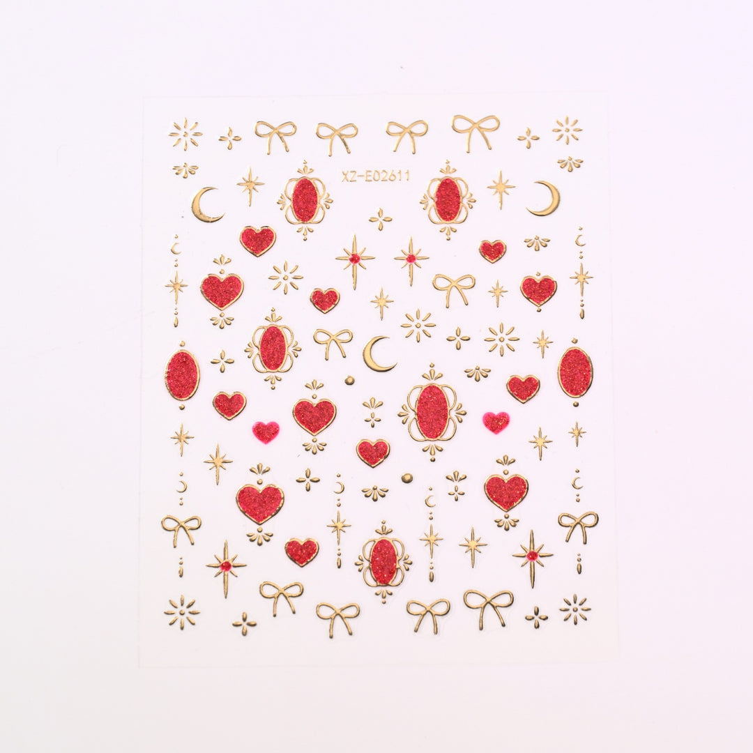 Cute Love-Themed Nail Art Charms
