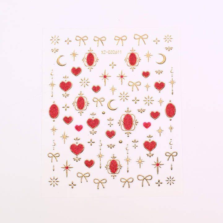 Cute Love-Themed Nail Art Charms