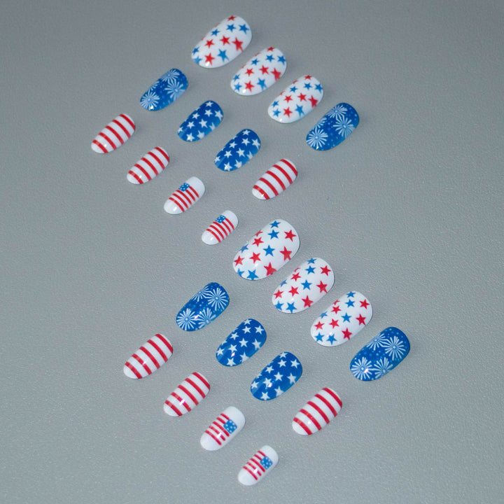 Patriotic Nail Art