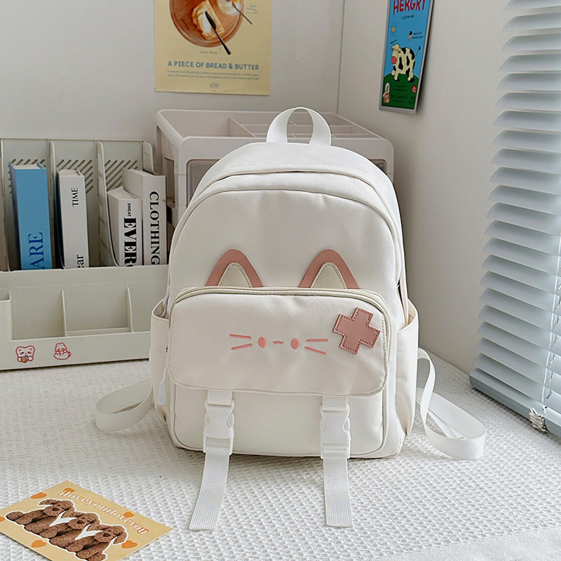 Adorable Cat Ear Design School Backpack