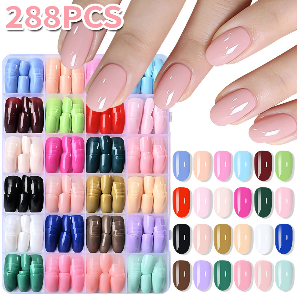 Full Coverage Press-On Nail Tips Set