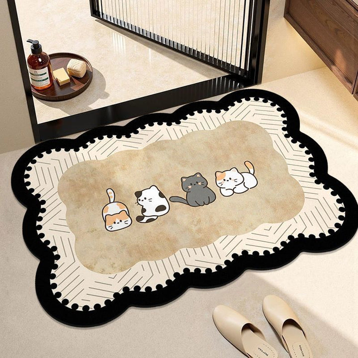 Adorable Dog-Themed Entrance Mat Kalsten