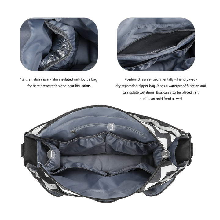 Multi-functional tote bag with structured design Kalsten