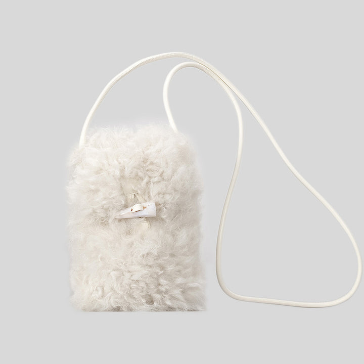 Luxurious Faux Fur Crossbody Bag