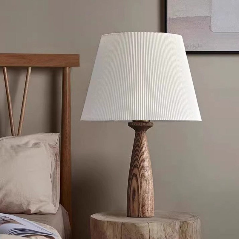 Modern Minimalist Table Lamp with Unique Textured Shade