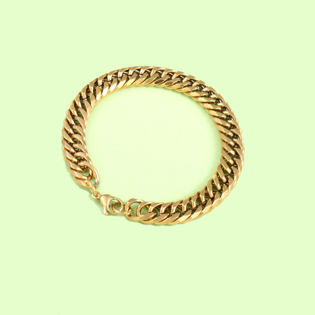 Bold Interwoven Chain Bracelet Kalsten