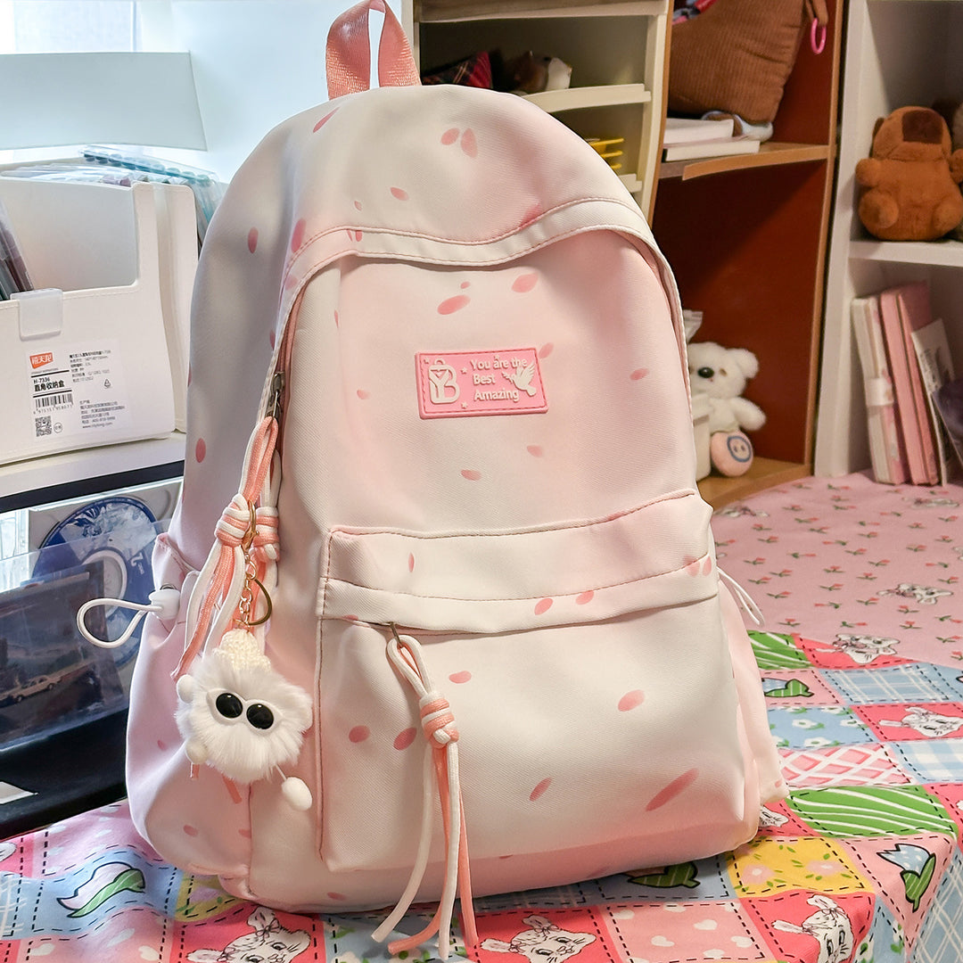 Stylish Polka Dotted Backpack Kalsten