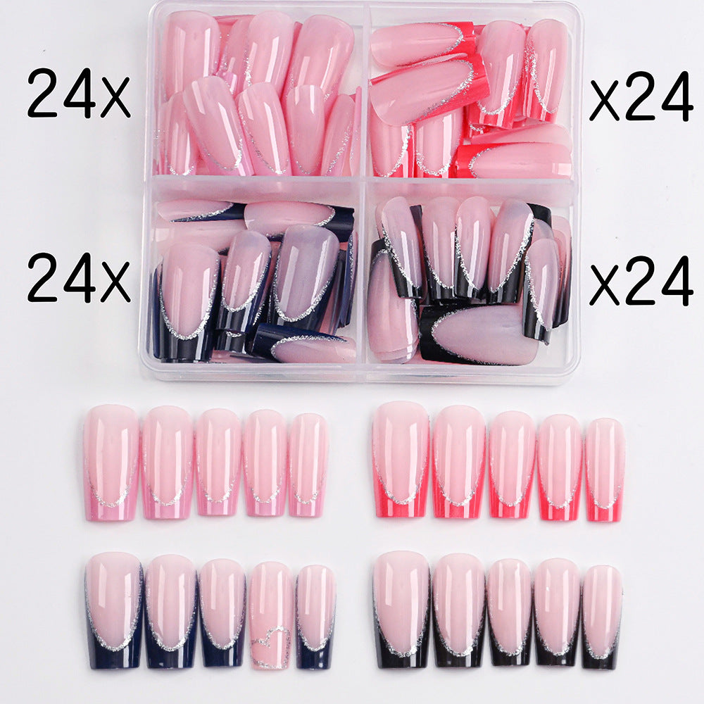 Floral Art Press-On Nail Tips Set