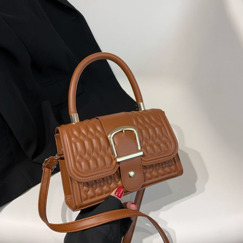 Quilted Structured Handbag