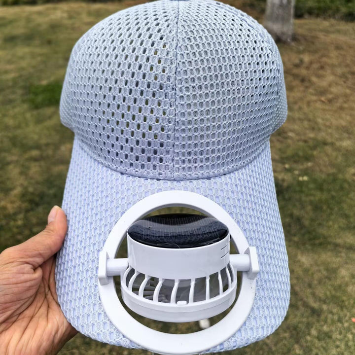 Breathable sports cap with removable USB fan Kalsten