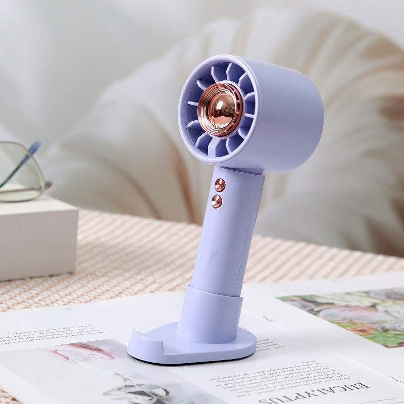 Women Portable Handheld Fan with Integrated Stand Kalsten