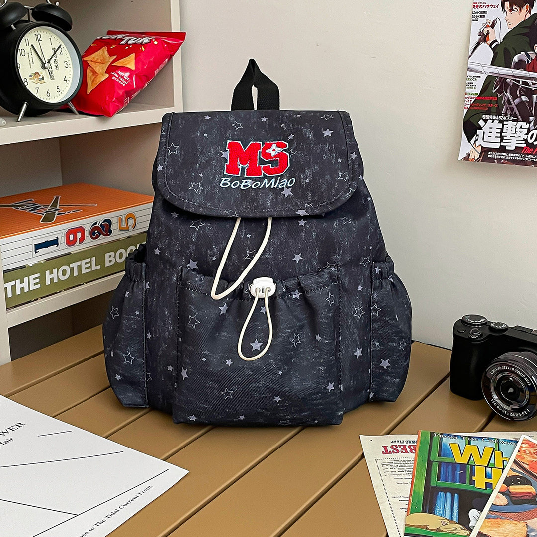 Stylish Star-Embellished Backpack Kalsten 1791205507