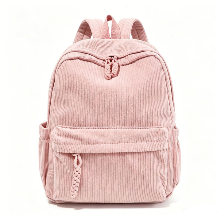 Stylish Corduroy Backpack