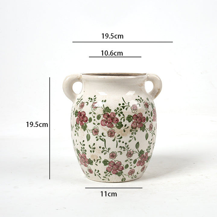 Flower decoration vessel with playful pattern Kalsten