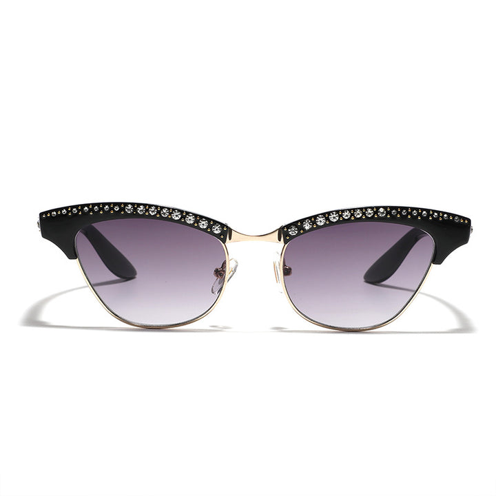 Women's Cat Eye Glasses with Elegant Glitter Details Kalsten