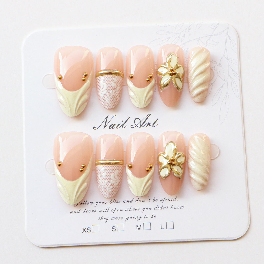 Elegant Floral Nail Art